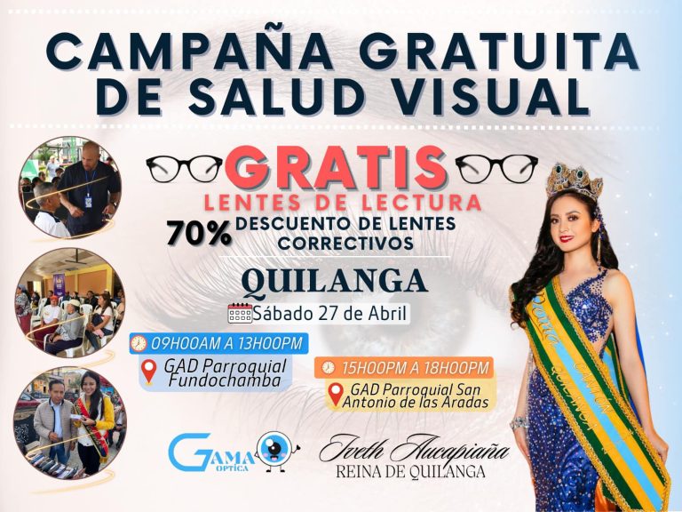 Campaña gratuita visual para el cantón Quilanga y sus parroquias de Fundochamba y San Antonio de las Aradas